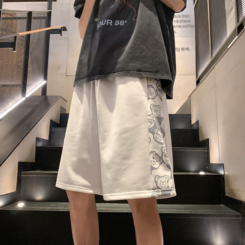 Men Animal Printed Low-Rise Shorts