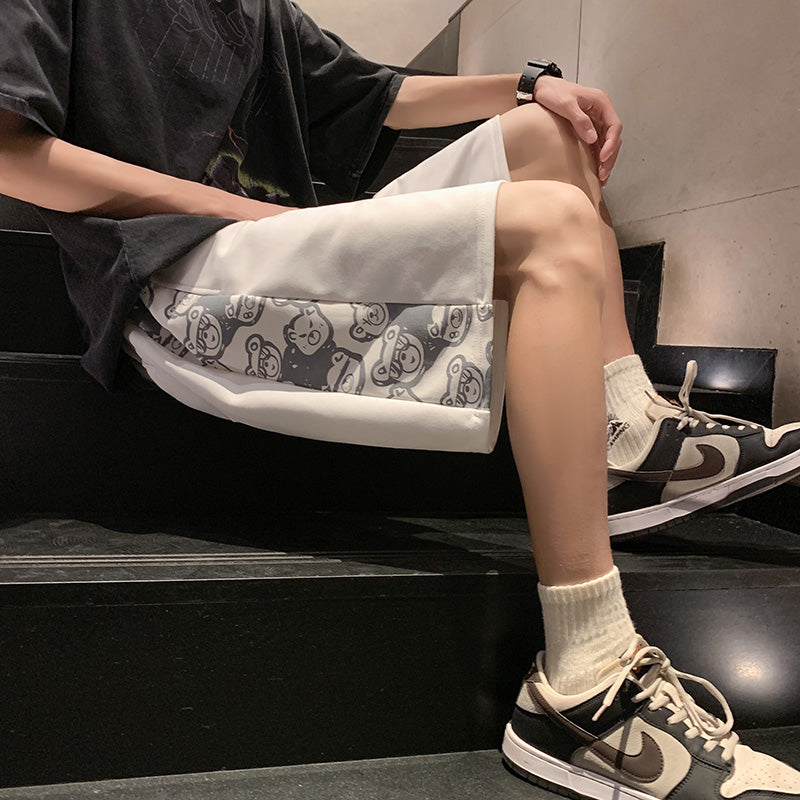 Men Animal Printed Low-Rise Shorts