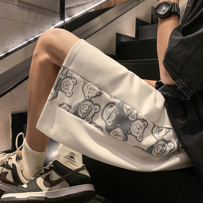 Men Animal Printed Low-Rise Shorts