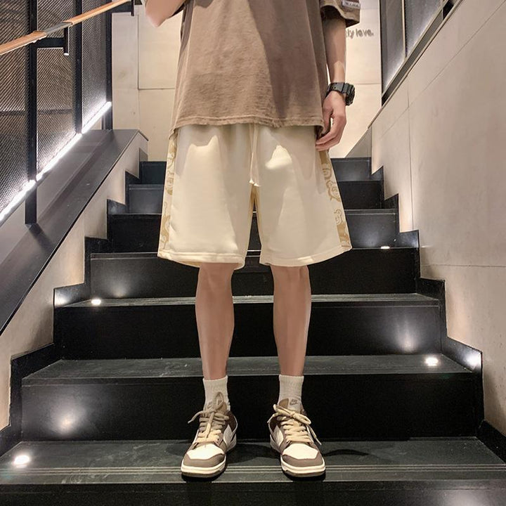 Men Printed Regular Fit Low-Rise Shorts