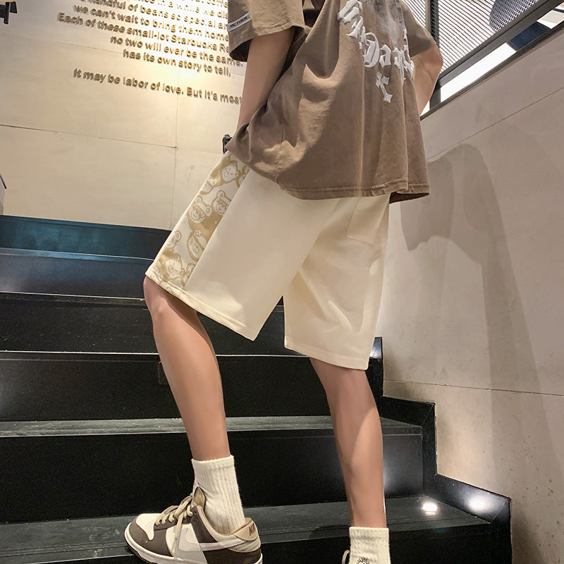 Men Printed Regular Fit Low-Rise Shorts