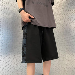 Men Printed Regular Fit Rapid-Dry Low-Rise Shorts