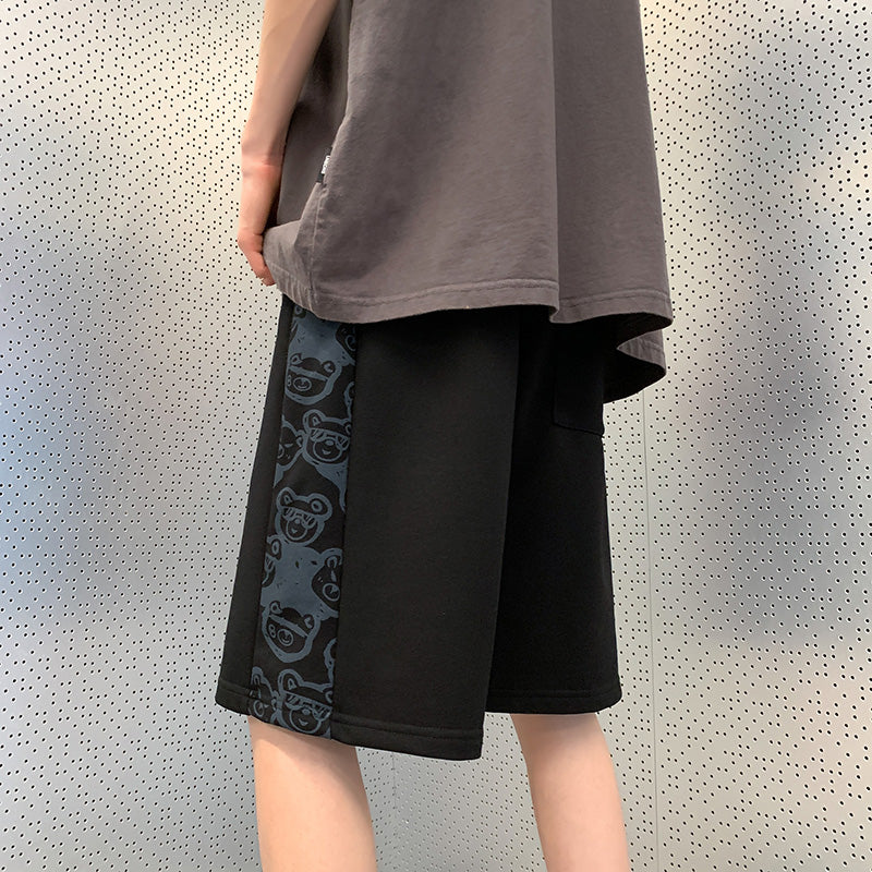 Men Printed Regular Fit Rapid-Dry Low-Rise Shorts