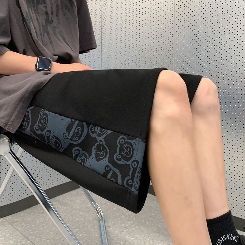 Men Printed Regular Fit Rapid-Dry Low-Rise Shorts