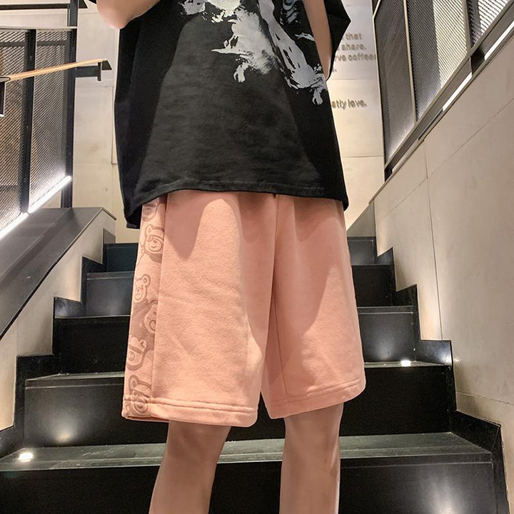 Men Animal Printed Low-Rise Shorts