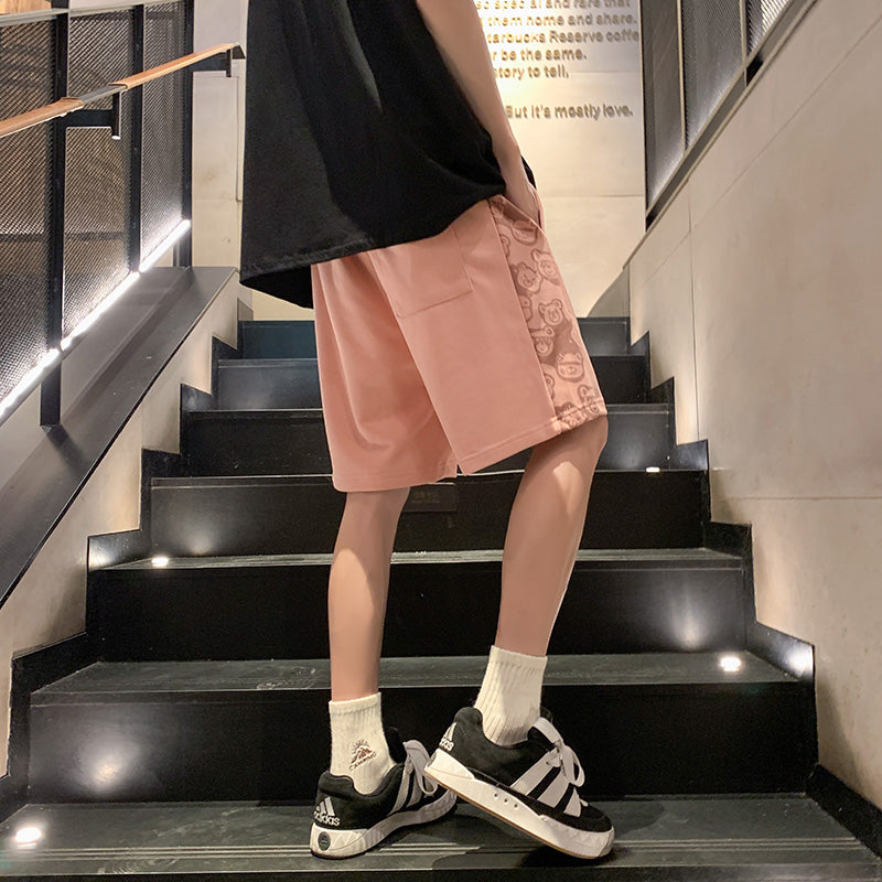 Men Animal Printed Low-Rise Shorts