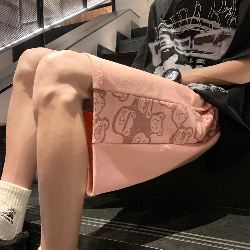 Men Animal Printed Low-Rise Shorts