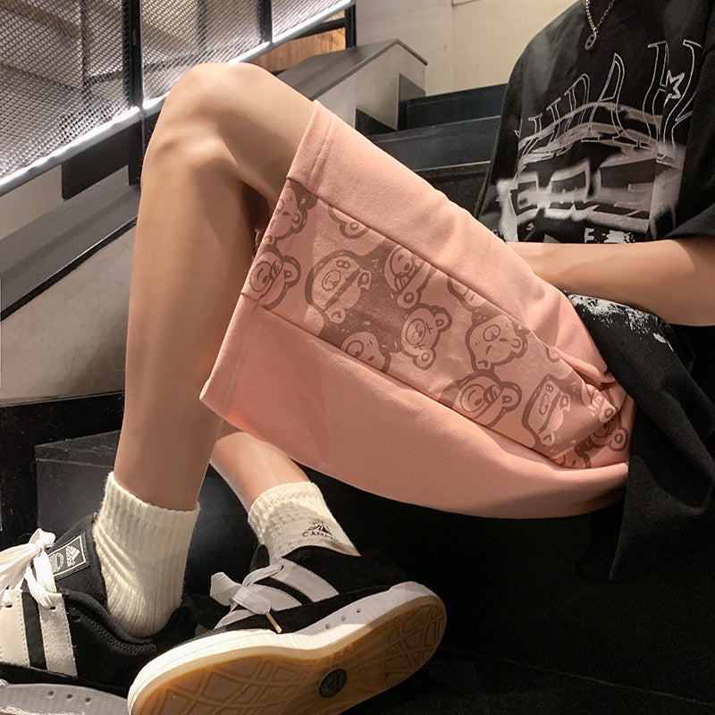 Men Animal Printed Low-Rise Shorts
