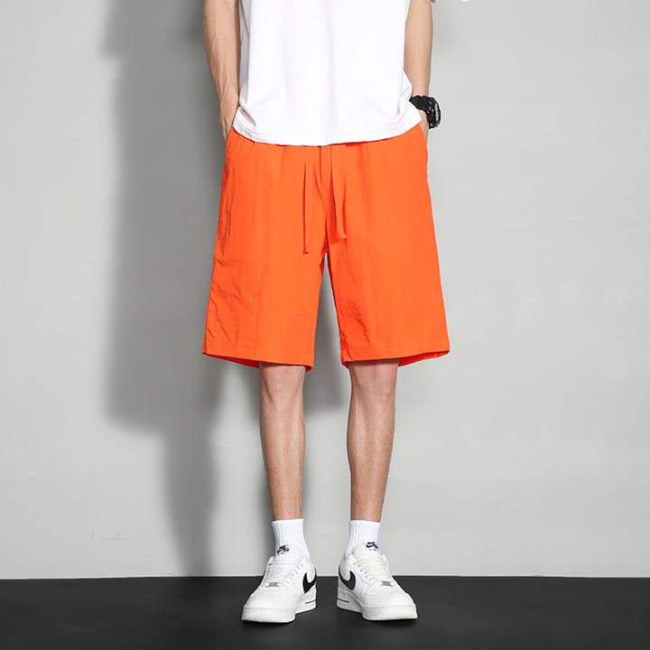 Solid Low-Rise Regular Shorts