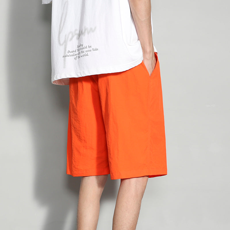 Solid Low-Rise Regular Shorts