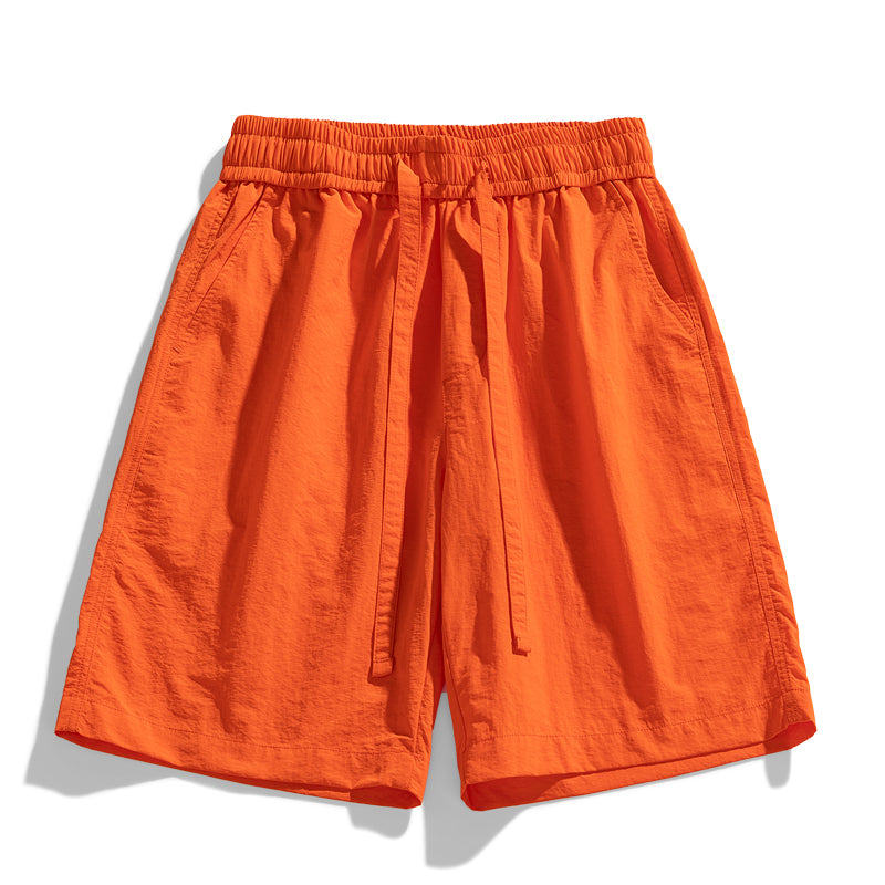 Solid Low-Rise Regular Shorts