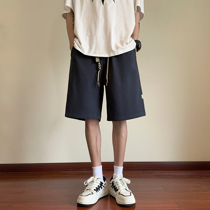 Men Loose Fit Low-Rise Shorts