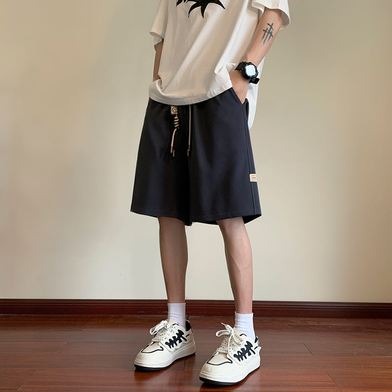 Men Loose Fit Low-Rise Shorts