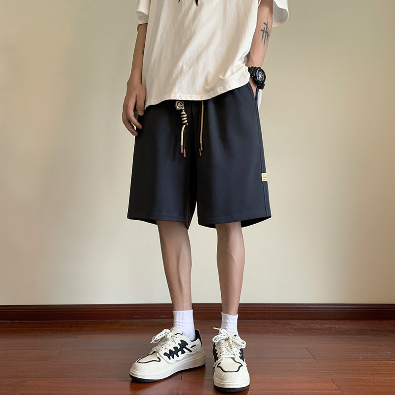 Men Loose Fit Low-Rise Shorts