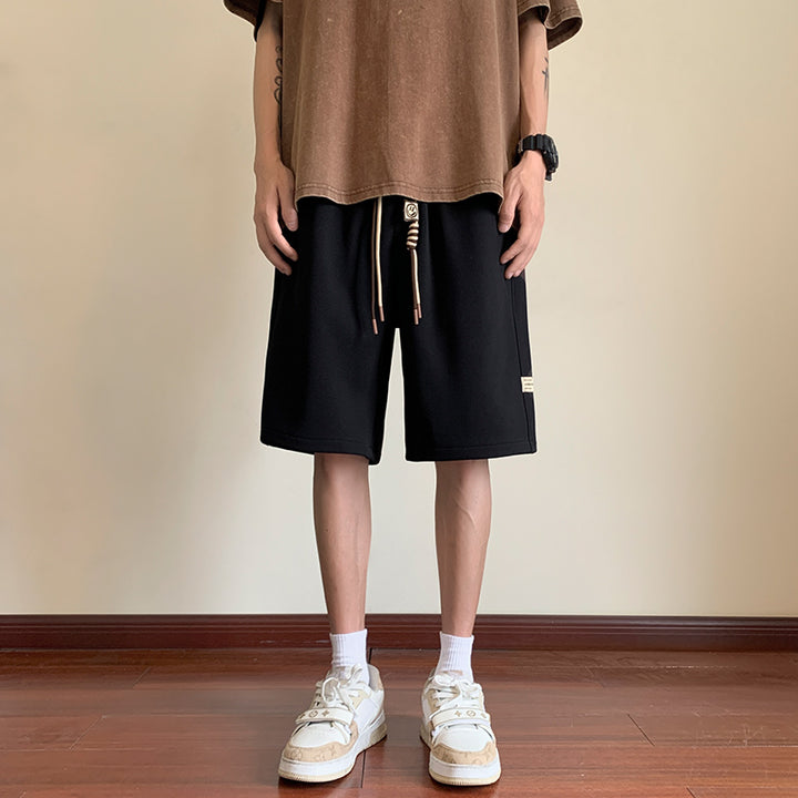 Men Loose Fit Low-Rise Shorts