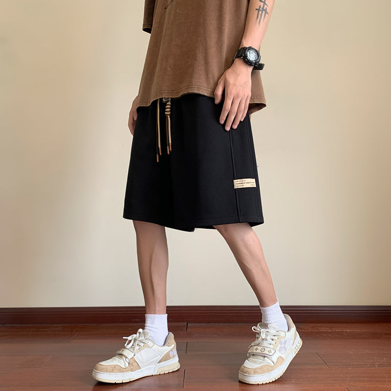 Men Loose Fit Low-Rise Shorts