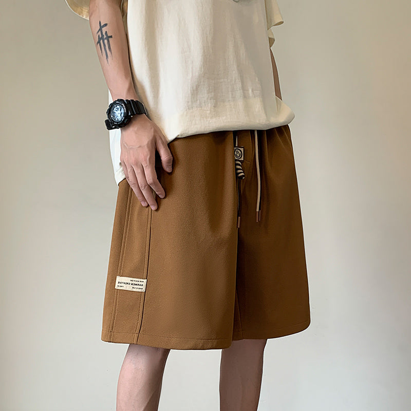 Men Loose Fit Low-Rise Shorts