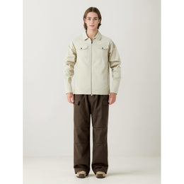 Men Spread Collar Solid Casual Leather Jacket