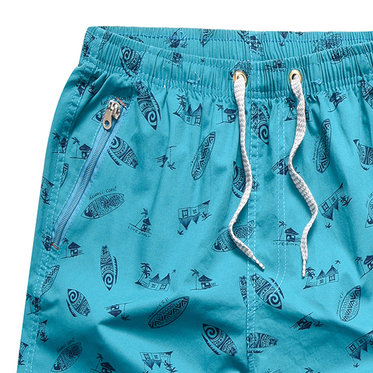 Men Blue Graphic Printed Regular Shorts