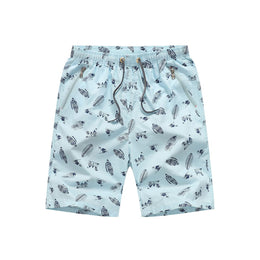 Men Graphic Printed Mid-Rise Regular Shorts