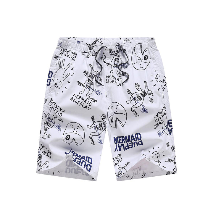 Men Printed Cotton Shorts