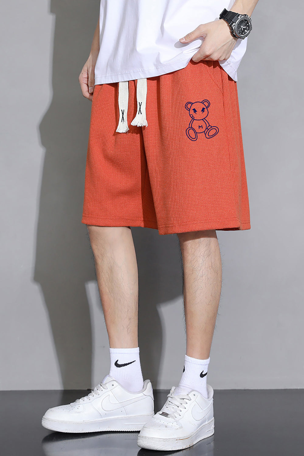 Men Mid-Rise Printed Shorts