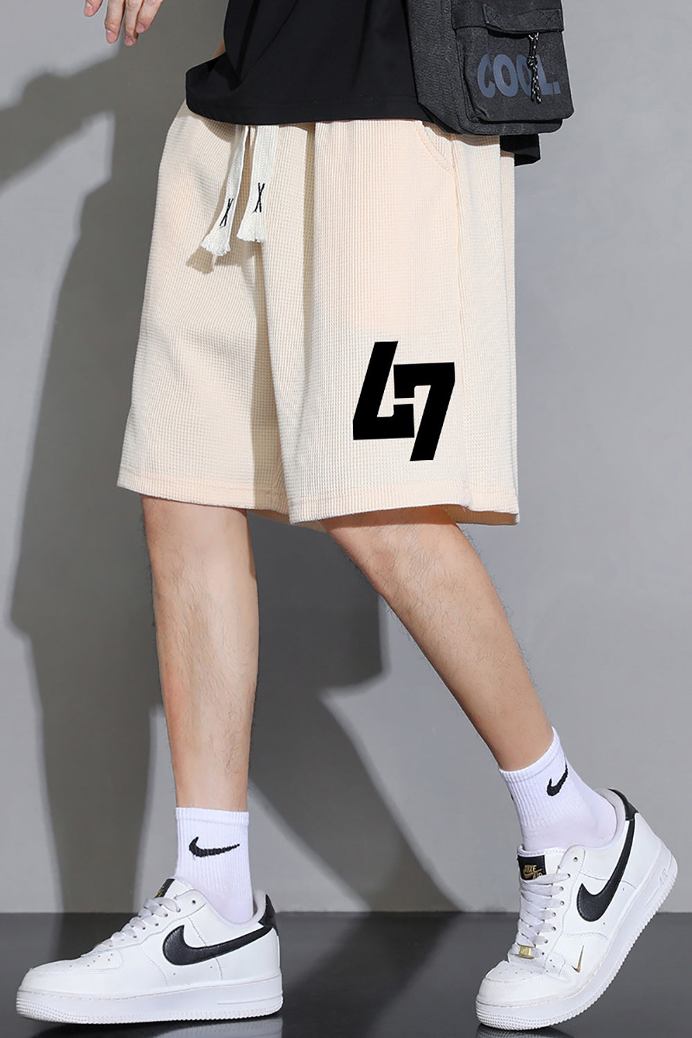 Men Typography Printed Shorts