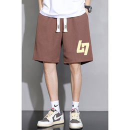 Men Typography Printed Shorts