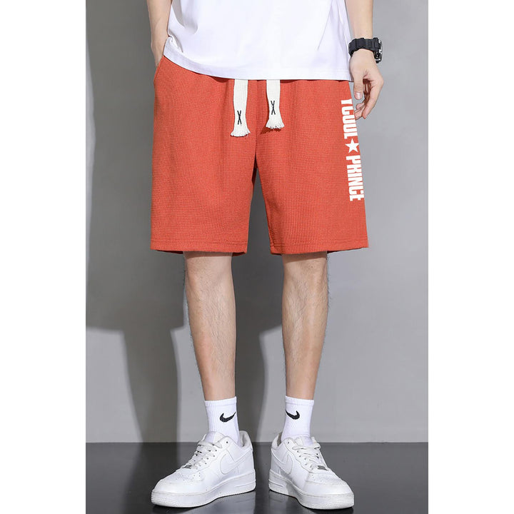 Men Typography Printed Shorts