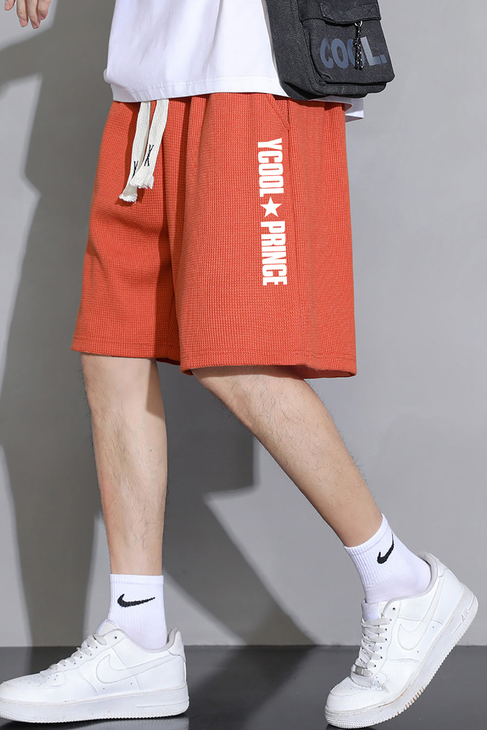 Men Typography Printed Shorts