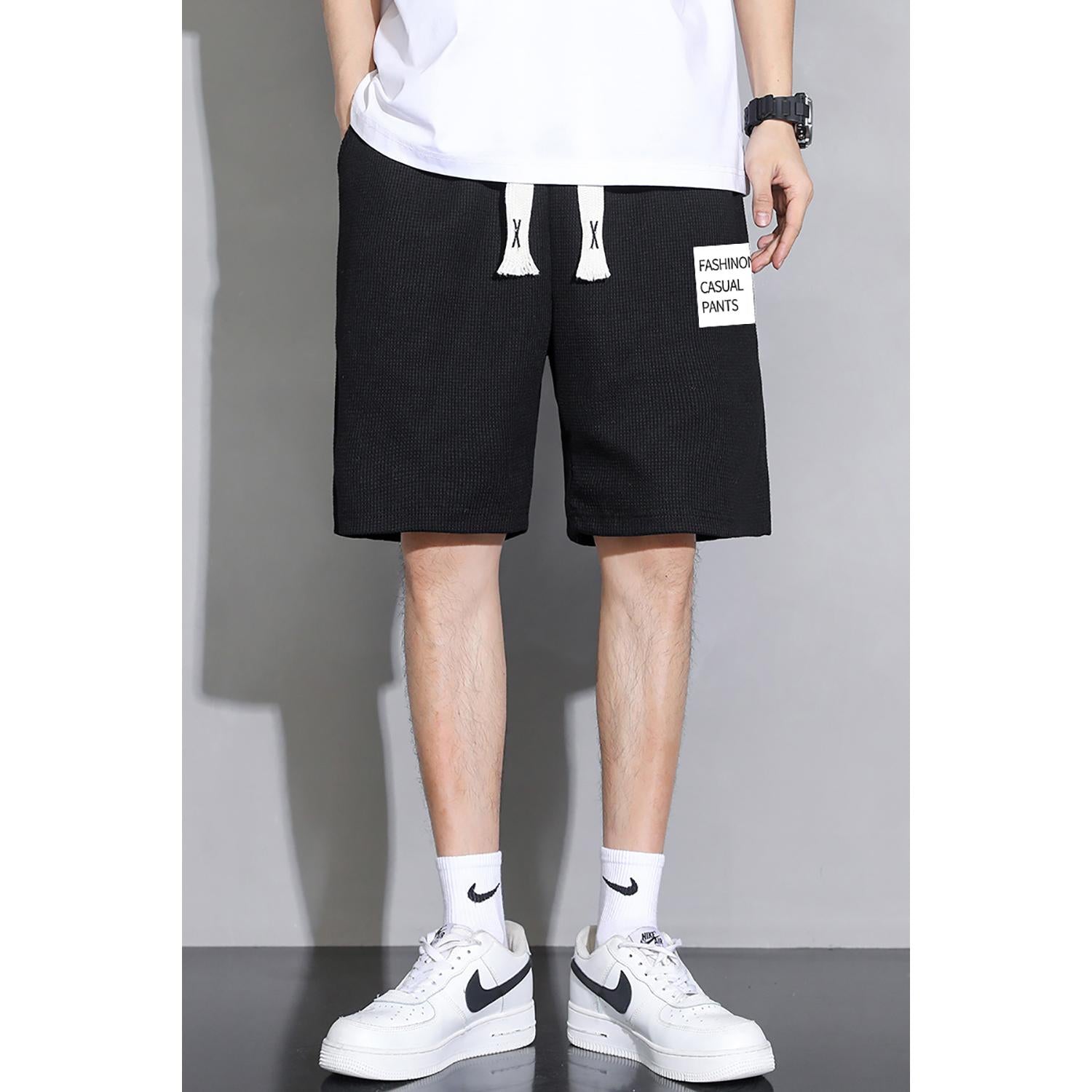 Men Typography Printed Shorts
