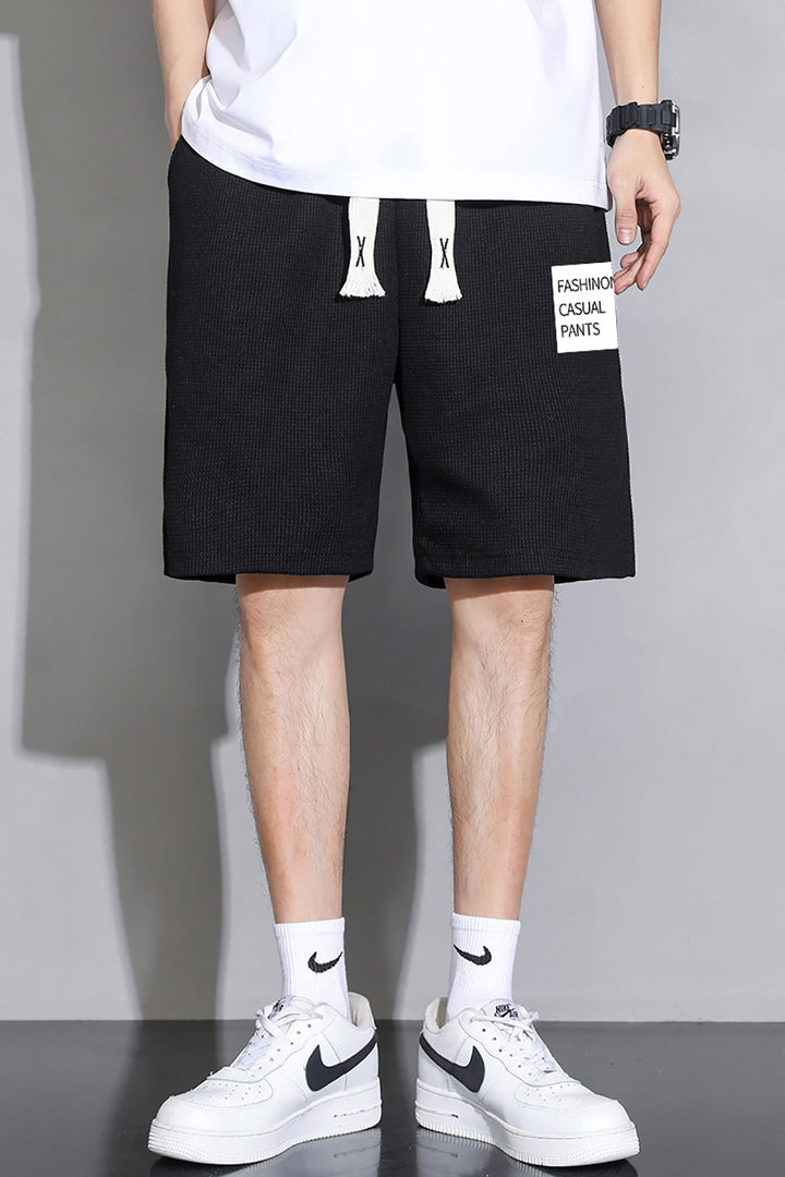 Men Typography Printed Shorts