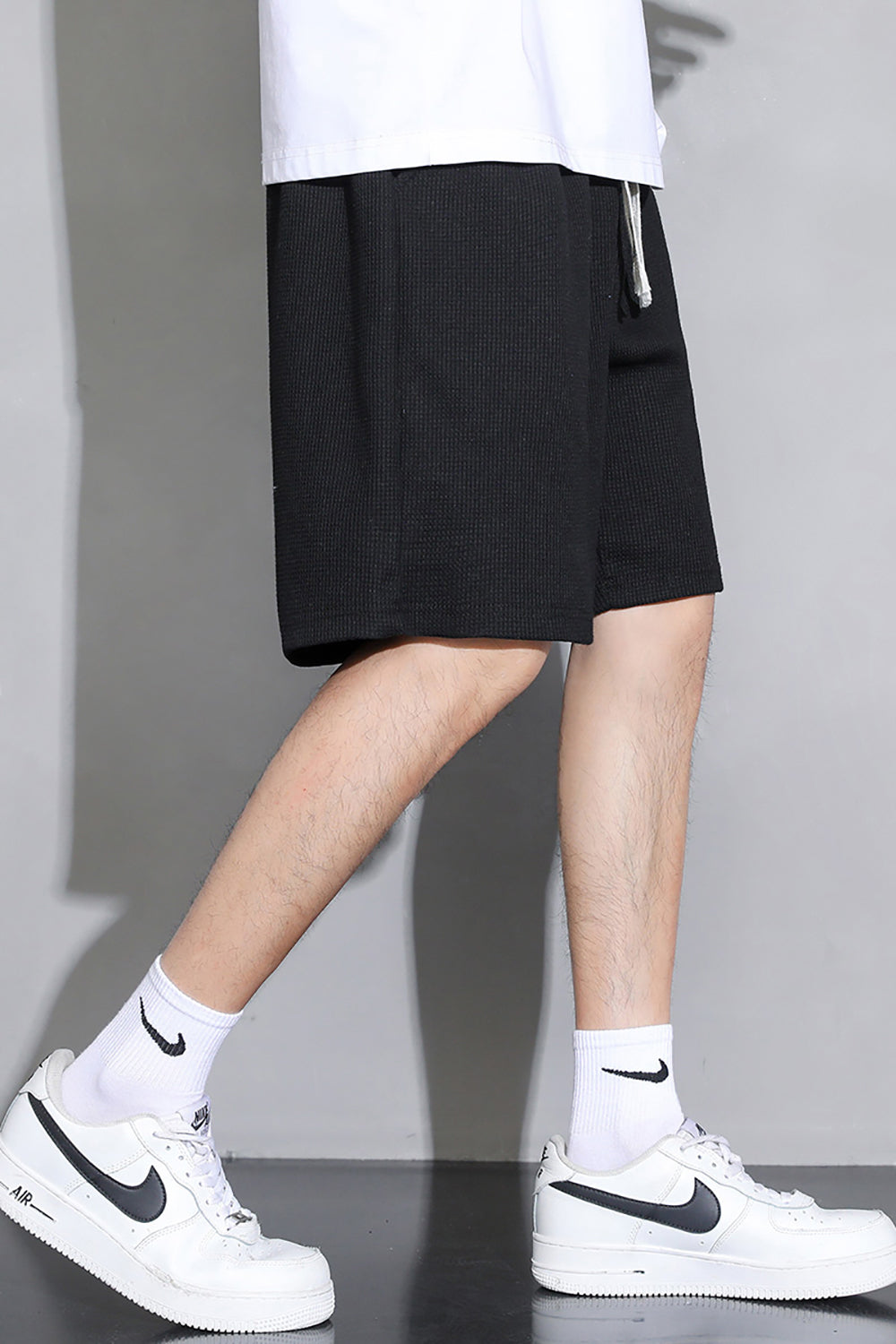 Men Typography Printed Shorts