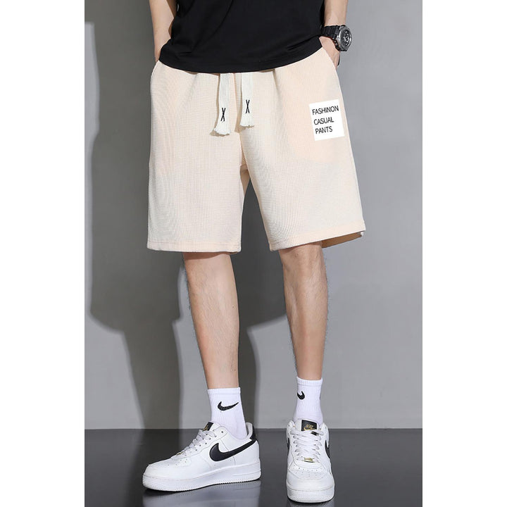 Men Regular Fit Typography Printed Shorts