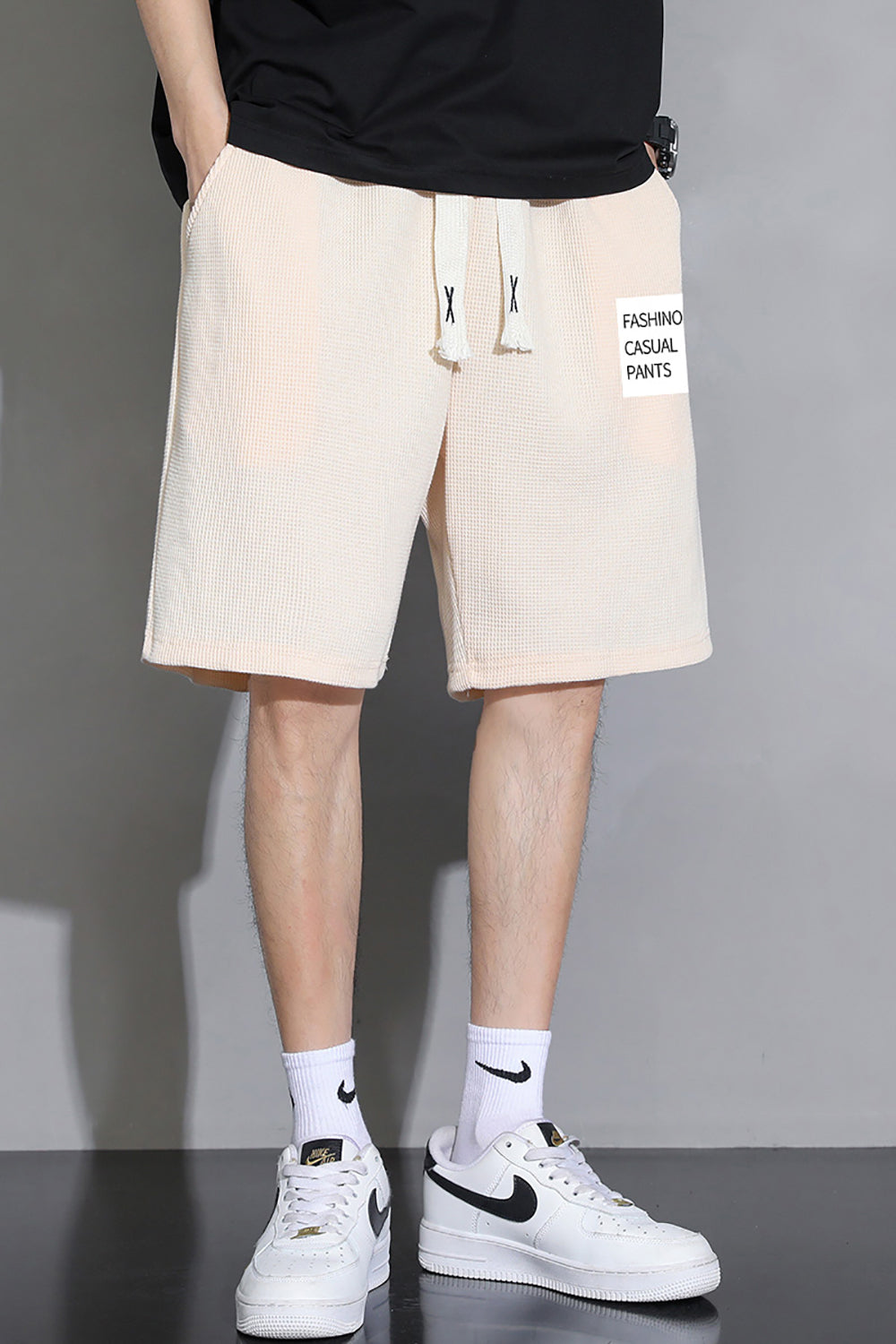 Men Regular Fit Typography Printed Shorts