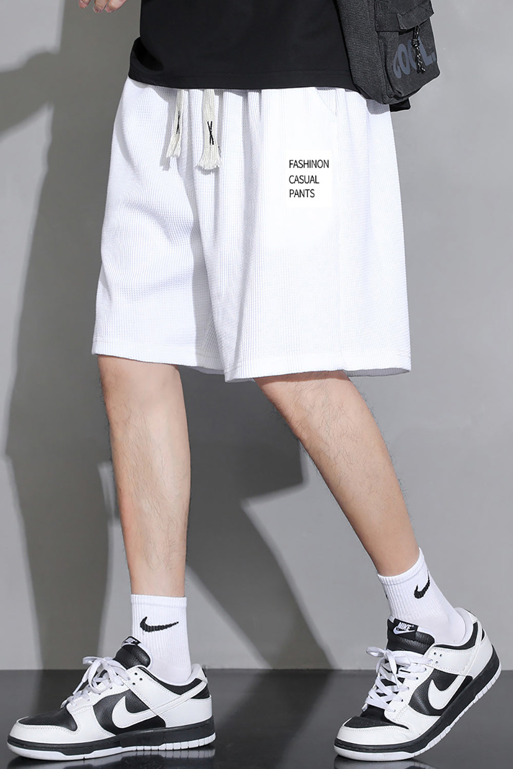 Men Typography Printed Regular Fit Mid-Rise Shorts