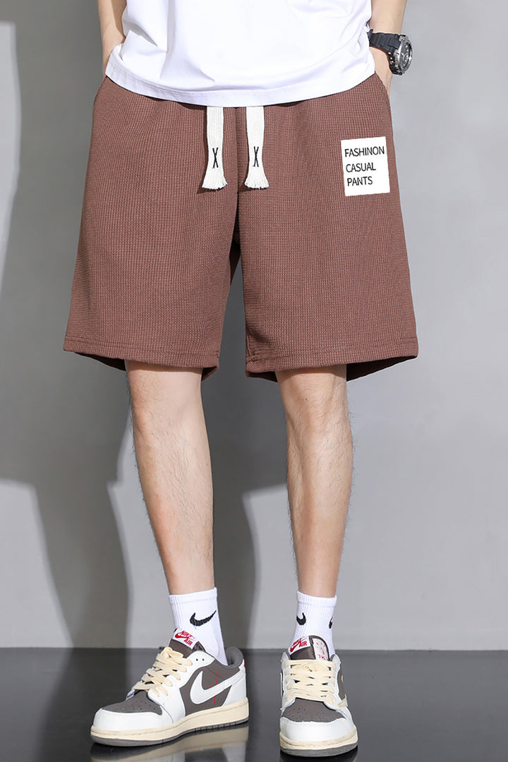 Men Typography Printed Regular Fit Shorts