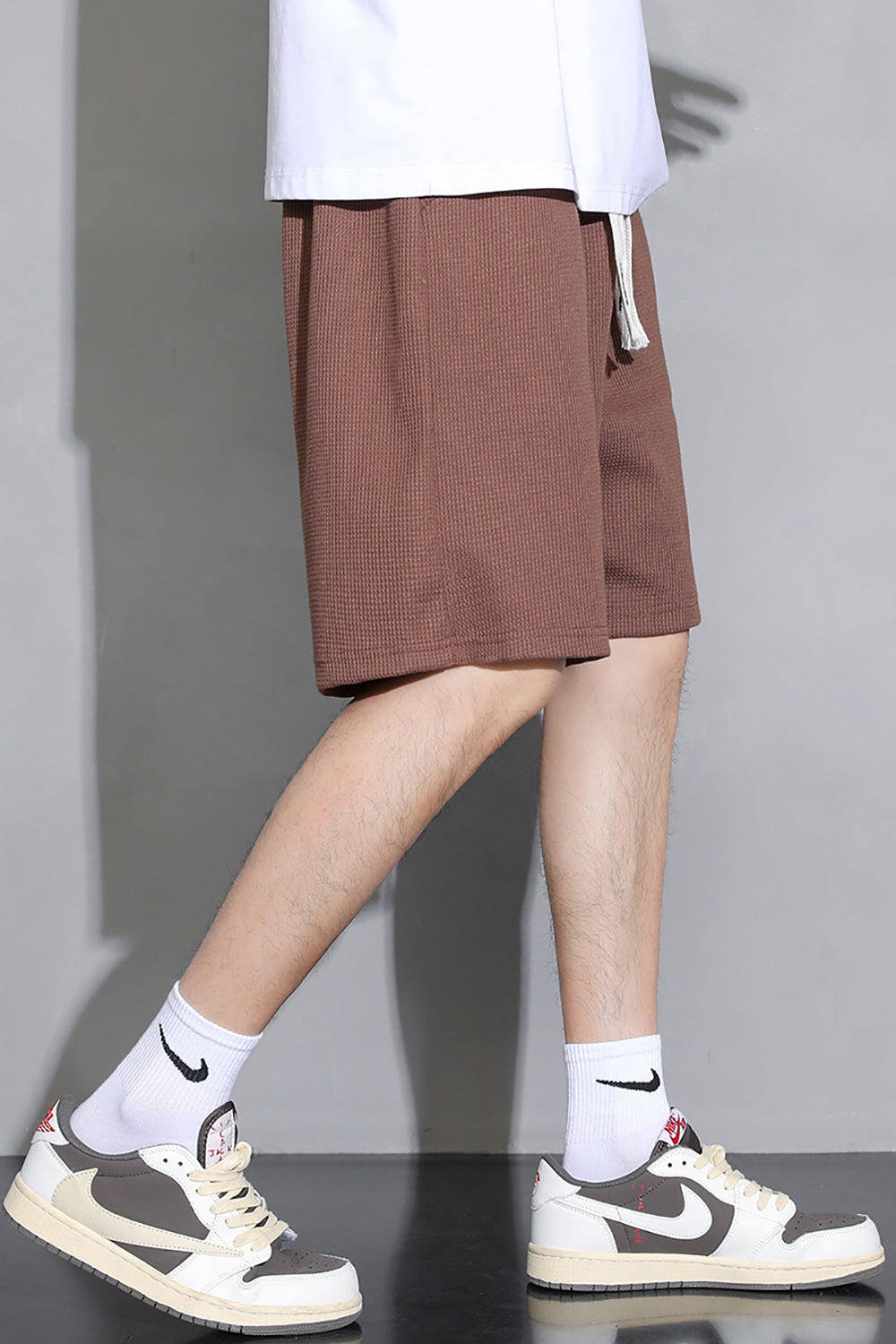 Men Typography Printed Regular Fit Shorts