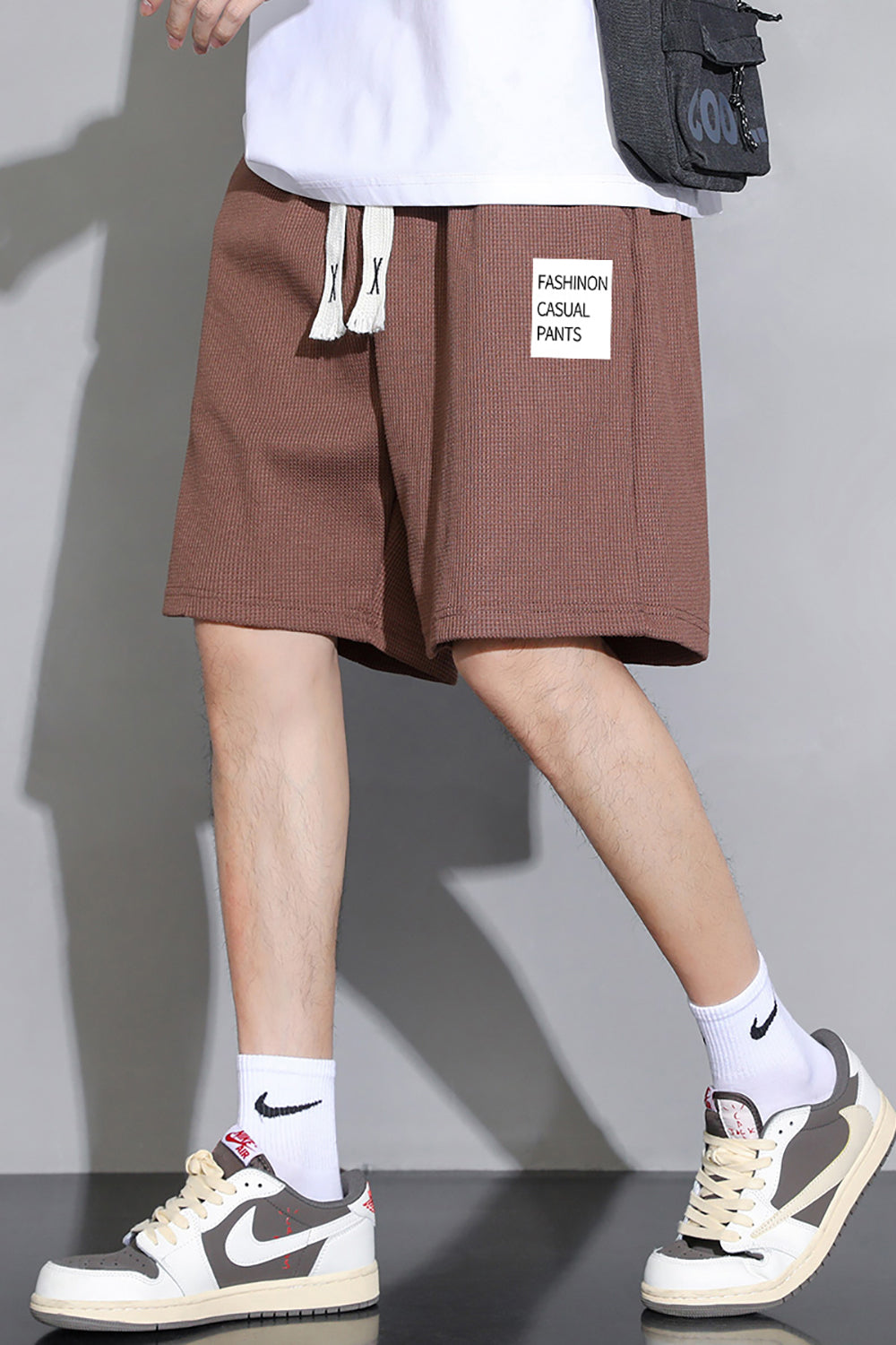 Men Typography Printed Regular Fit Shorts
