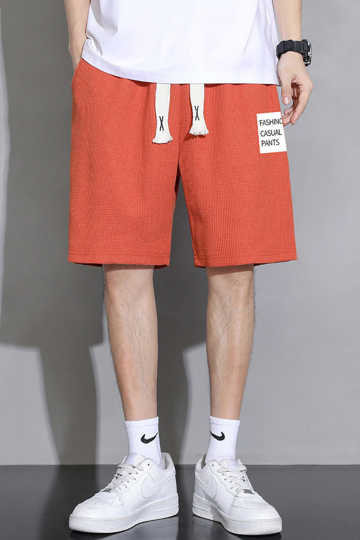 Men Printed Mid-Rise Shorts