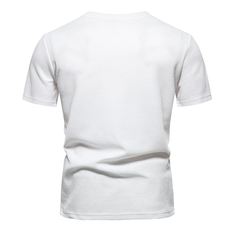 Men Solid Round Neck T-shirt