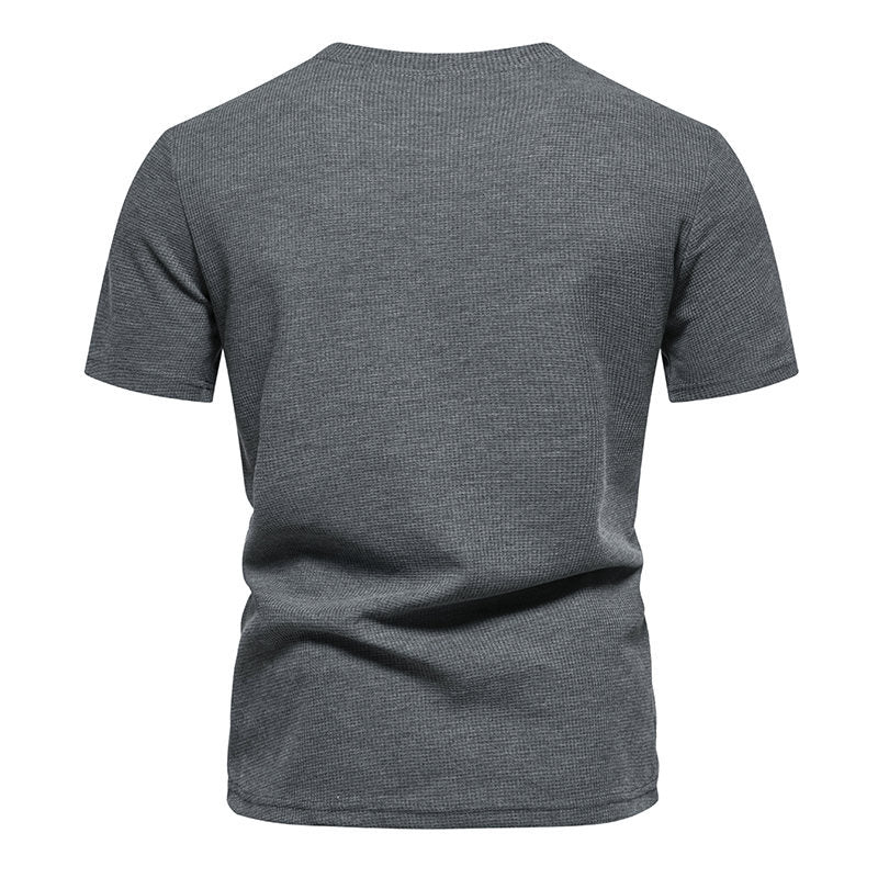 Men Solid Round Neck T-shirt