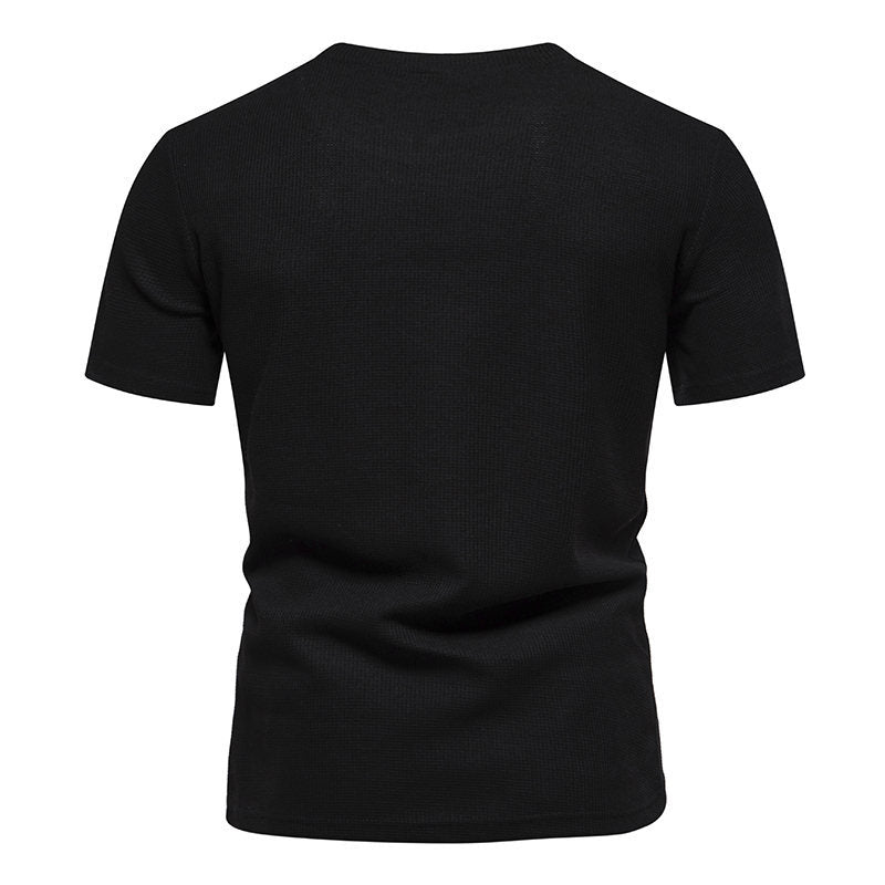 Men Solid Round Neck T-shirt