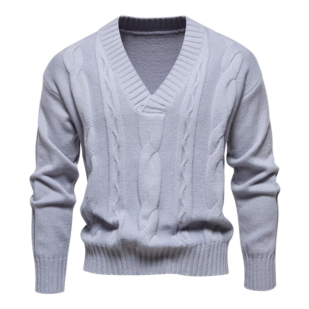 Men Cable Knit Pullover