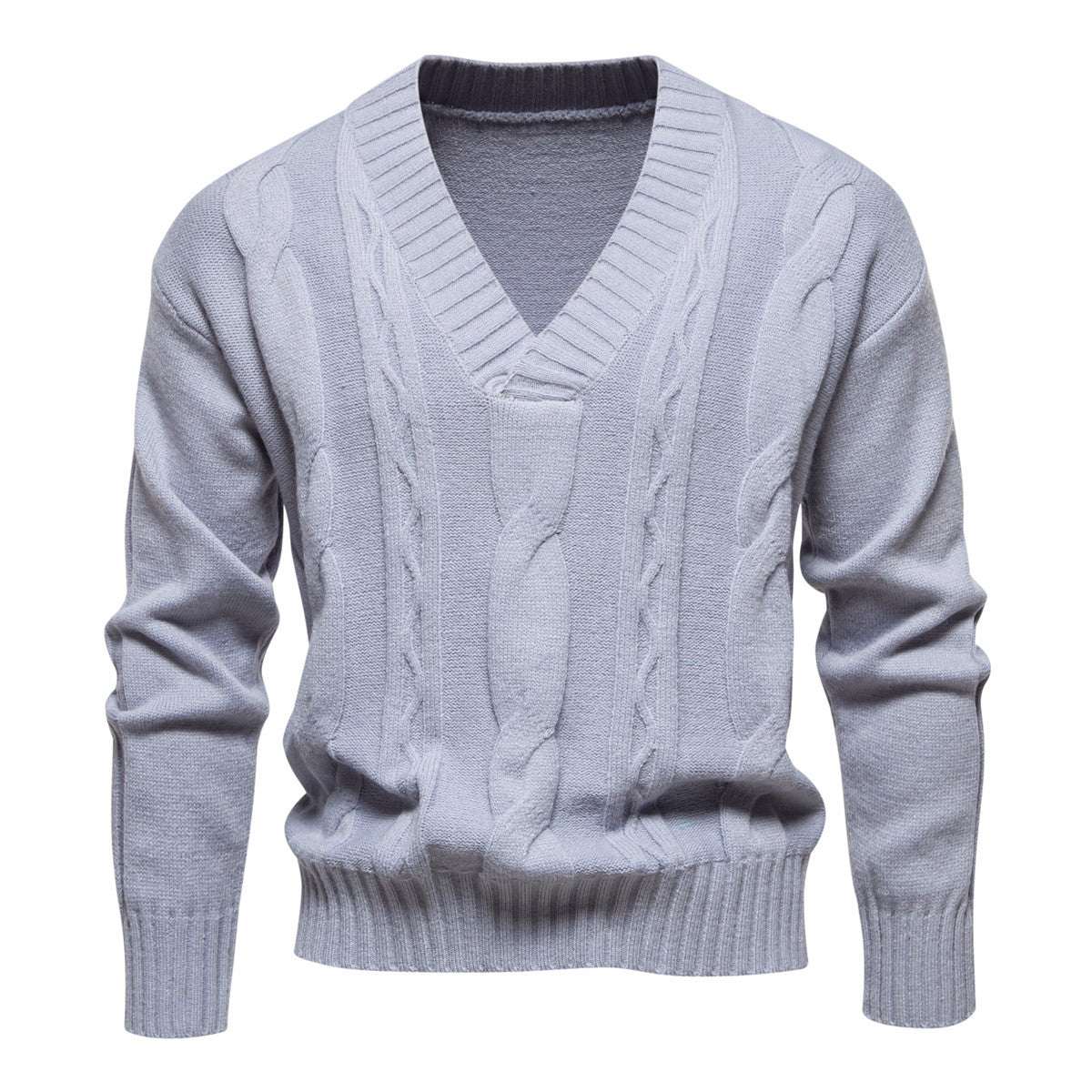 Men Cable Knit Pullover