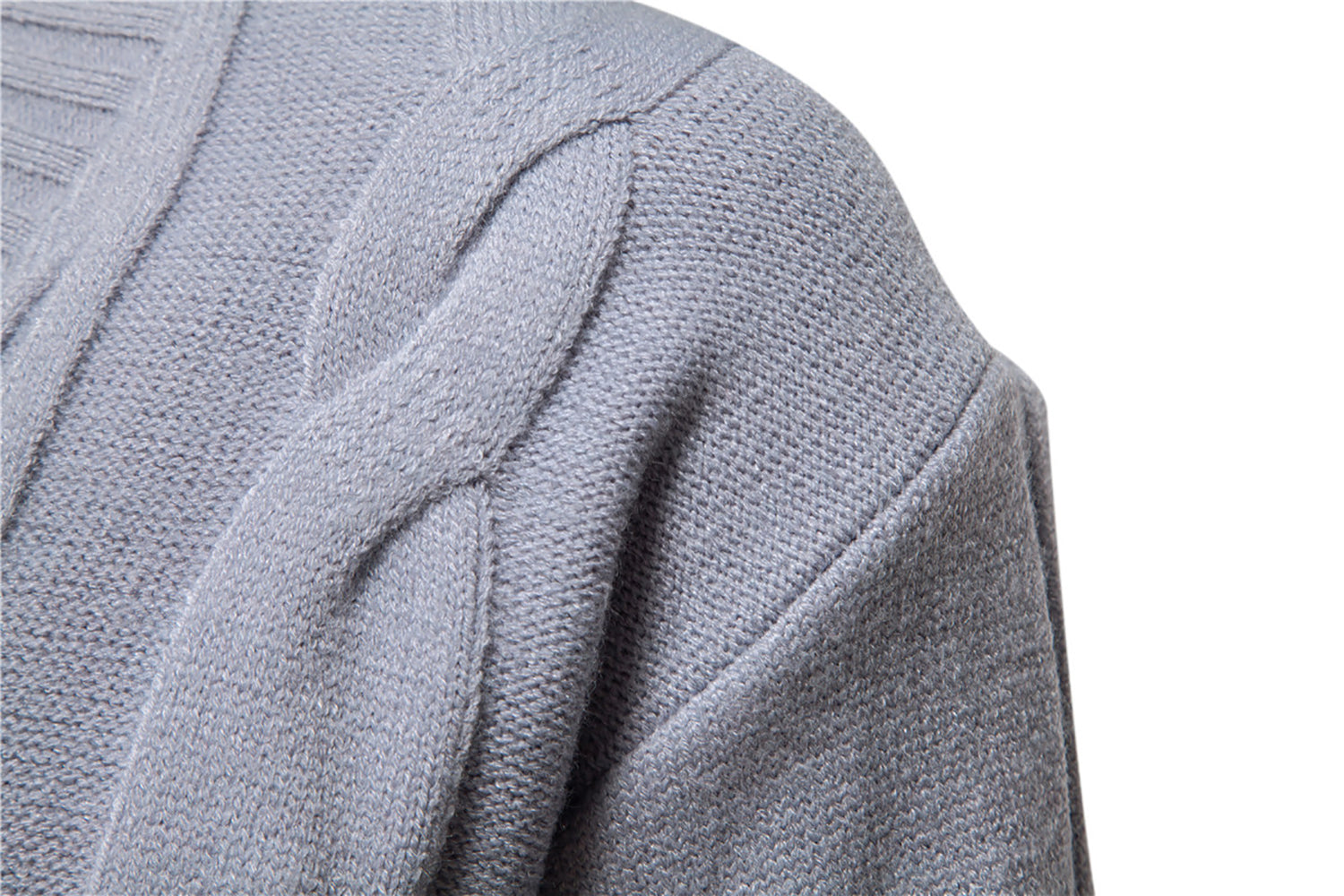Men Cable Knit Pullover