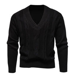 Men Cable Knit Pullover