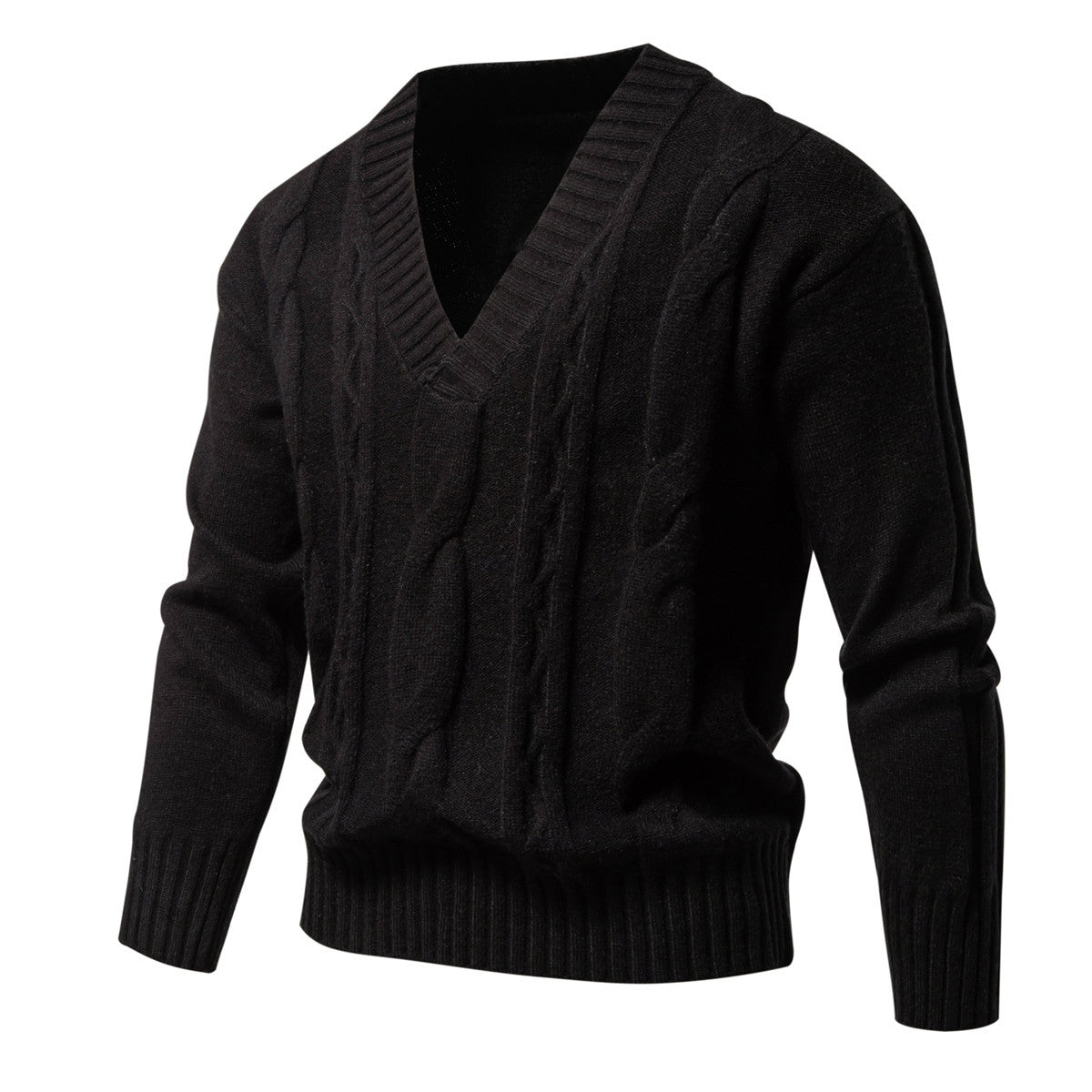 Men Cable Knit Pullover