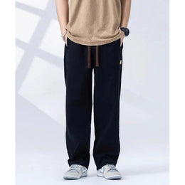 Men Mid Rise Easy Wash Regular Trousers