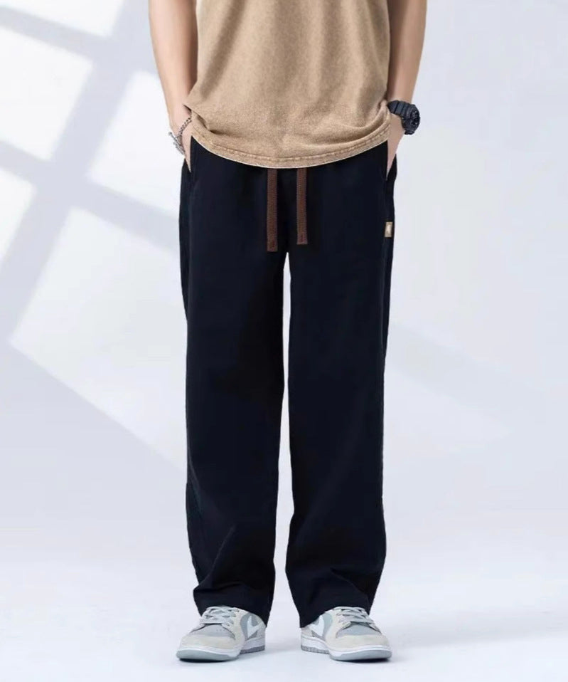 Men Mid Rise Easy Wash Regular Trousers